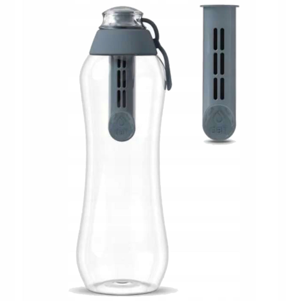 Water filter bottle Dafi 0,7l grey + 2 filters