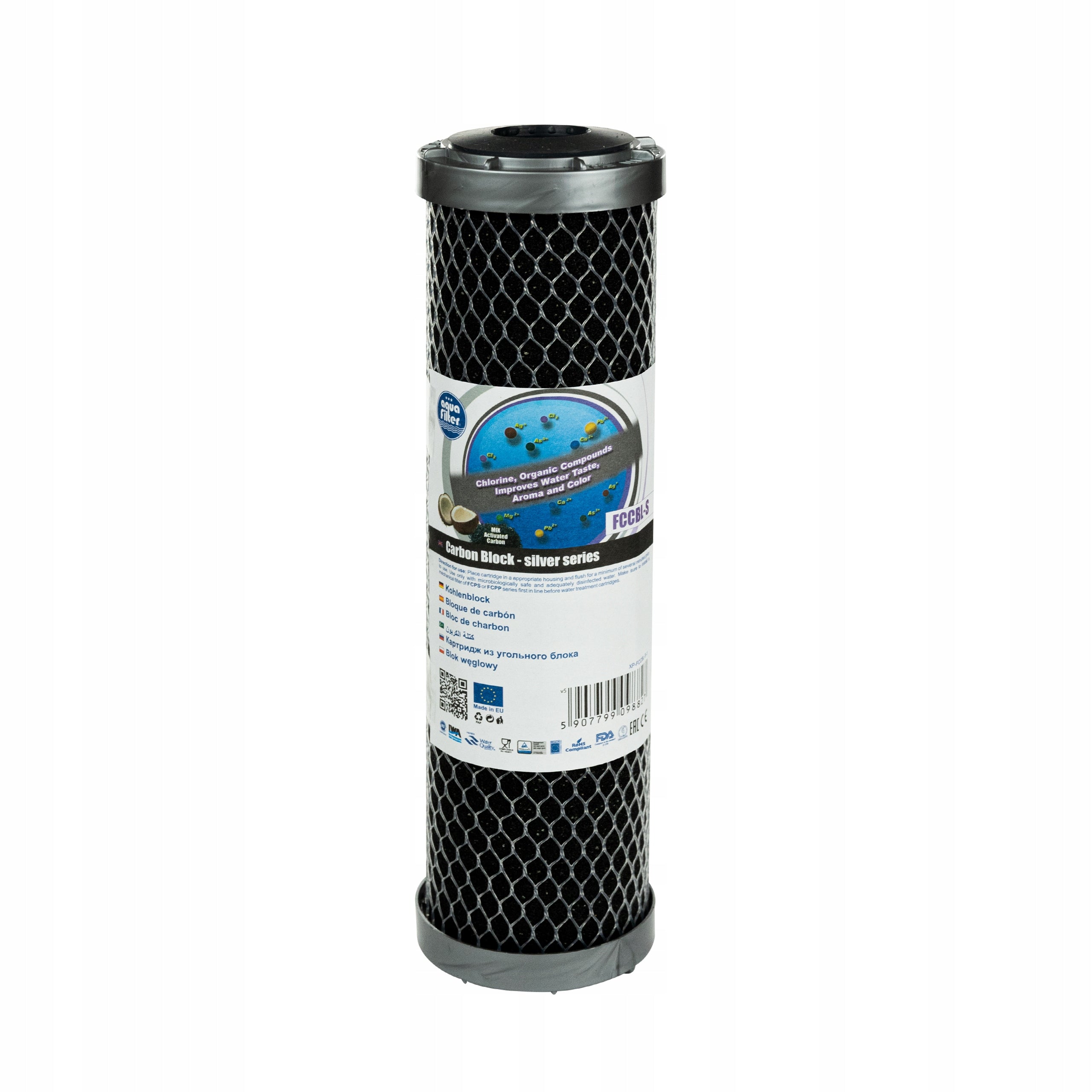 Water filter cartridge Aquafilter FCCBL-S FCCFE FCPS20 Set of 3 Packaging status original