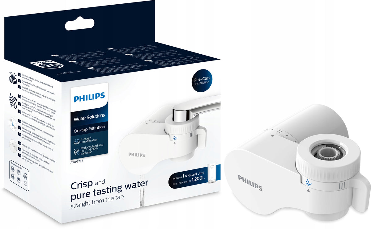Water filter for tap PHILIPS X-Guard Ultra, tap filter cartridge