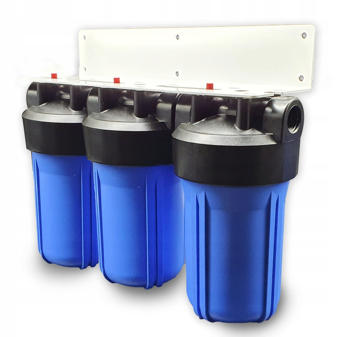 Water filter housings for the whole house, set of 3 x body, key, mounting frame Brand Kuna Filter