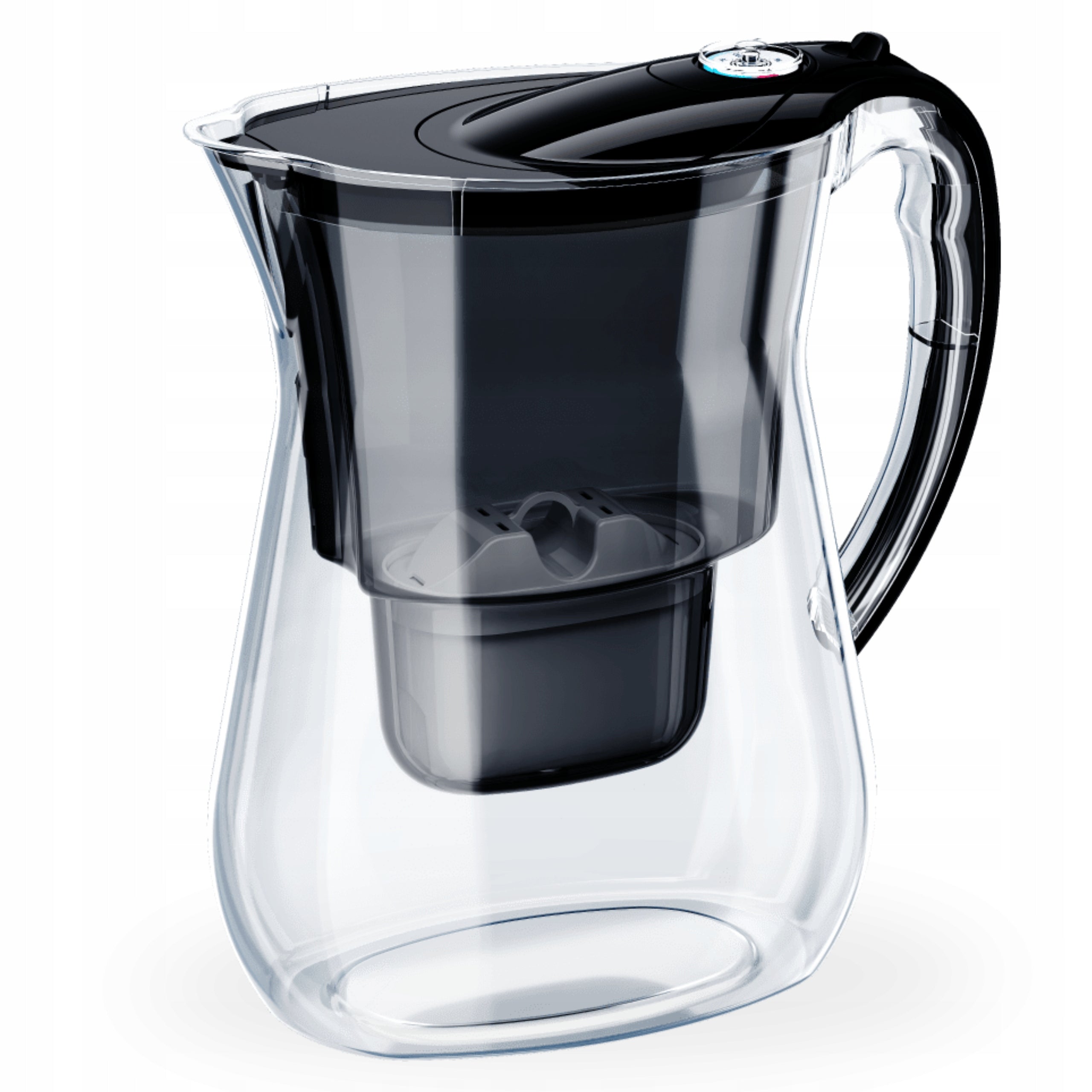 Water filter jug Aquaphor LAGO Black 3.8L, 10 Maxfor+ cartridges Packaging status original