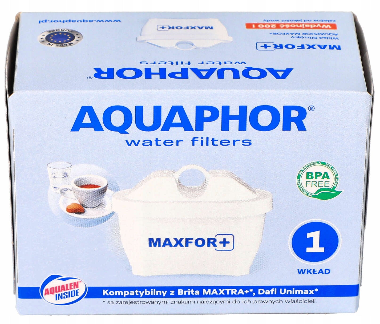 Water filter jug Aquaphor Onyx 4.2 L BLACK TRITAN + 6 FILTERS large Manufacturer code Onyx_black