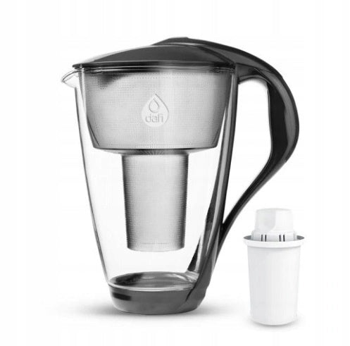 Water filter jug DAFI CRYSTAL glass Solid + 1 filter Packaging status original