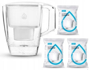 Water filter jug DAFI Start 4 Liters + 3 filters Colour White