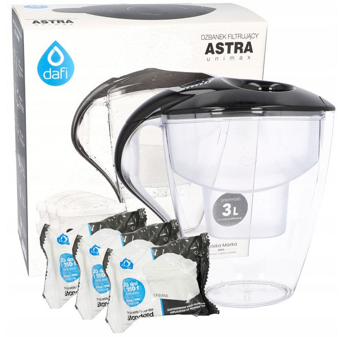 Water filter jug Dafi ASTRA 3L + 3x unimax