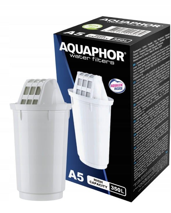 Water filter jug green + 2x filters A5 Aquaphor Smile Model Smile