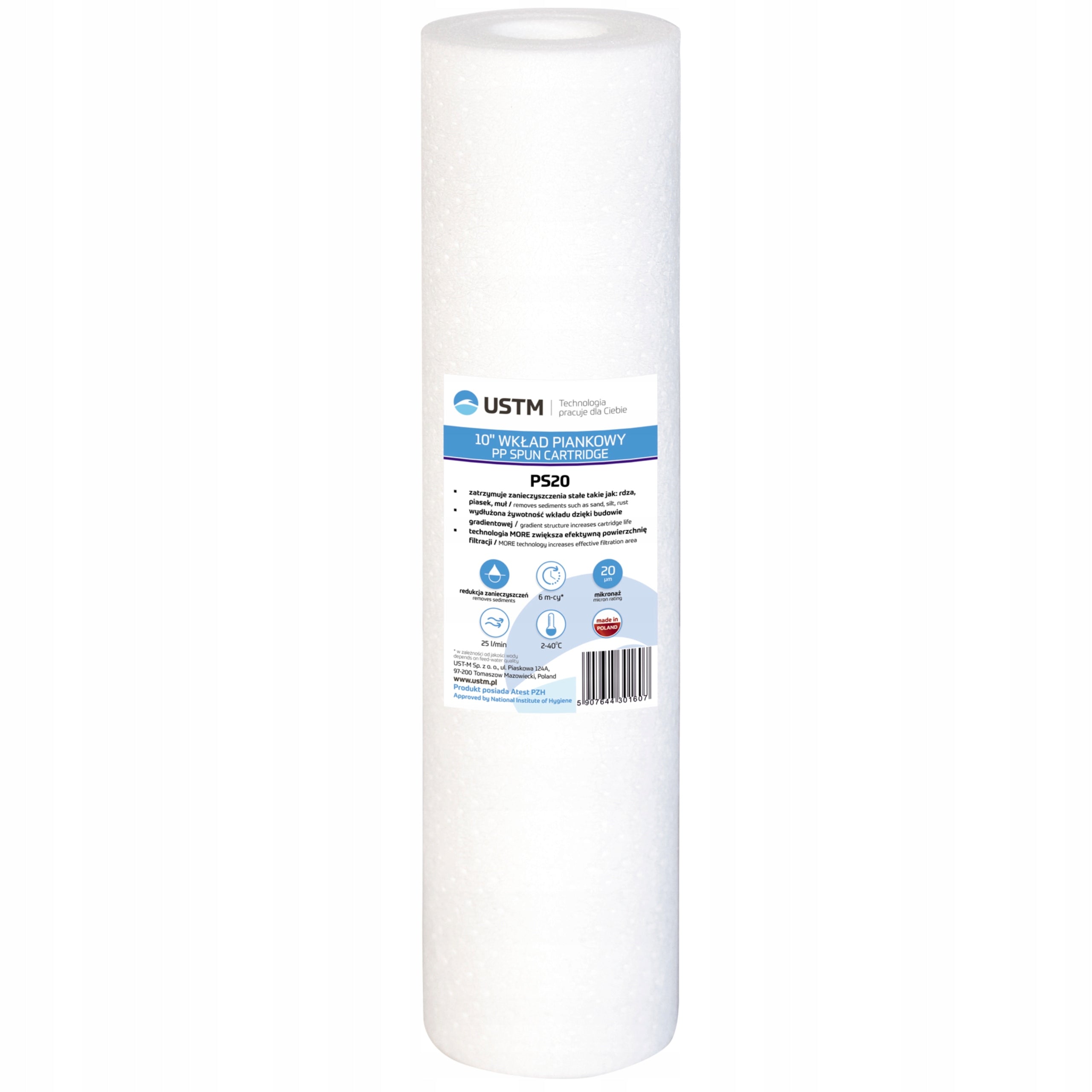 Water filter set of cartridges Osmosis RO7 Ustm for hose + membrane EAN (GTIN) 5907006030701