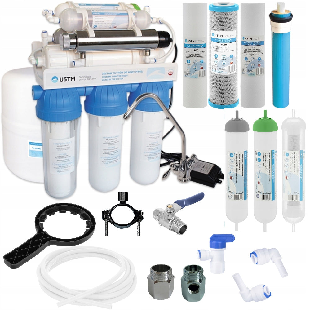 Water filtration kit 3/4" EMI USTM RO8 USTM reverse osmosis connection