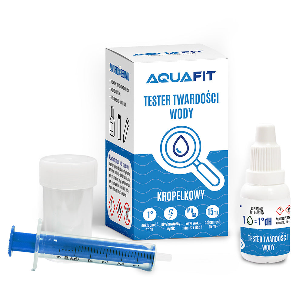 Water hardness tester droplet AQUAFIT Test Accuracy 1 degree dH