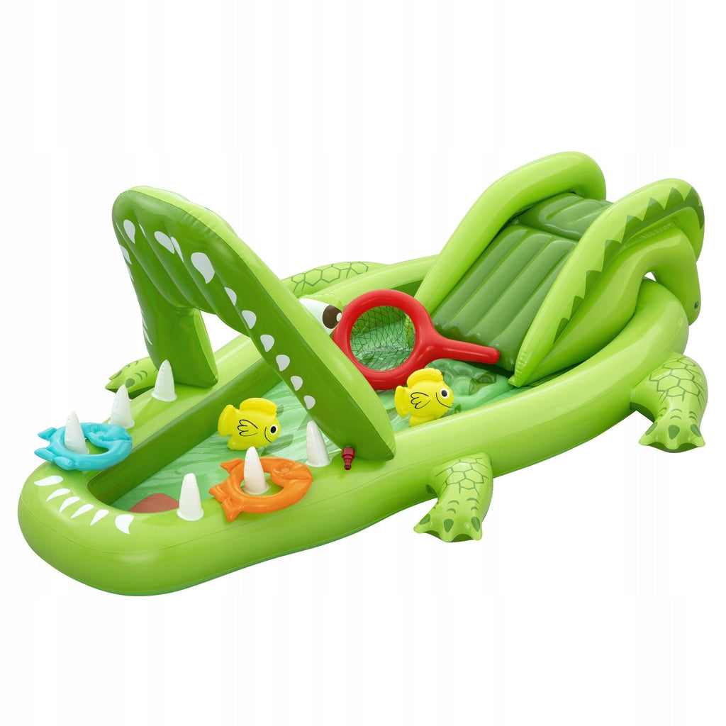 Water playground CROCODILE 234x163x87 Bestway SLIDE ACCESSORIES SHOWER TRAY Brand Bestway