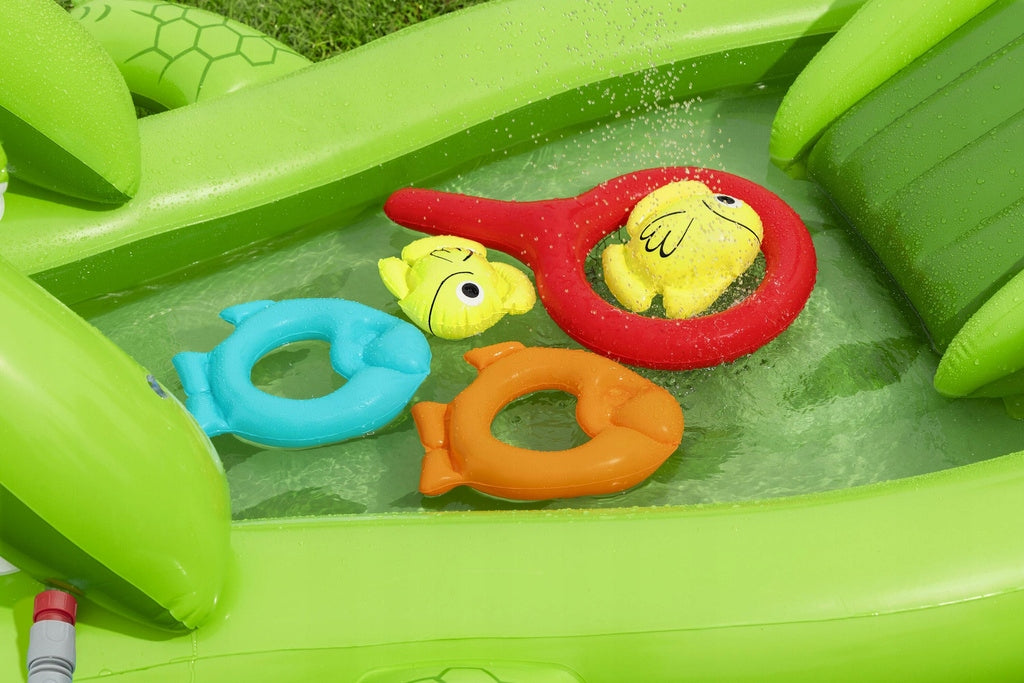 Water playground CROCODILE 234x163x87 Bestway SLIDE ACCESSORIES SHOWER TRAY Kind inflatable