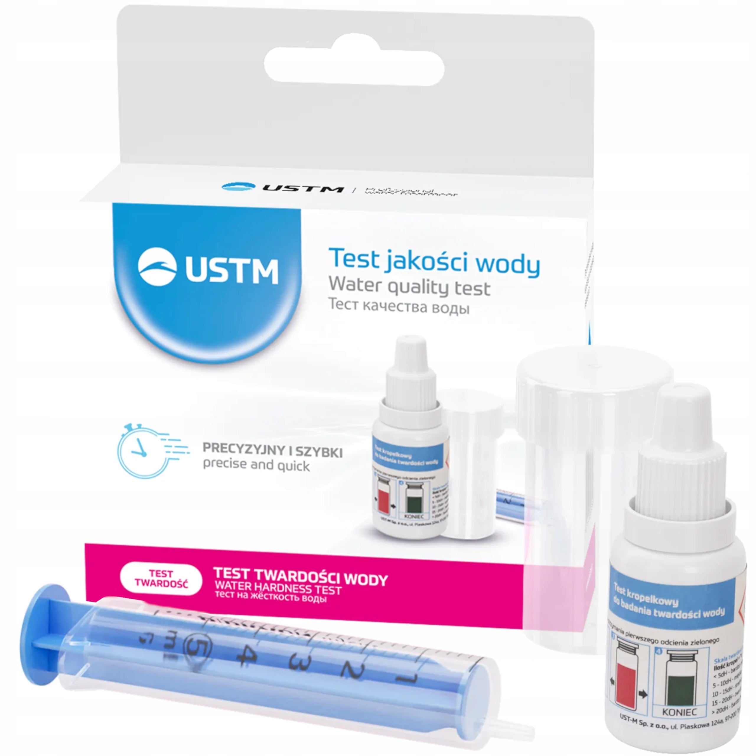 Water quality droplet test - hardness tester water hardness meter Ustm