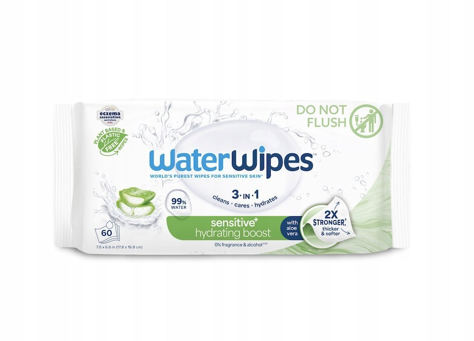 WaterWipes Hydrating Clean refreshing wet wipes 6x60 pcs. Manufacturer code 20000107