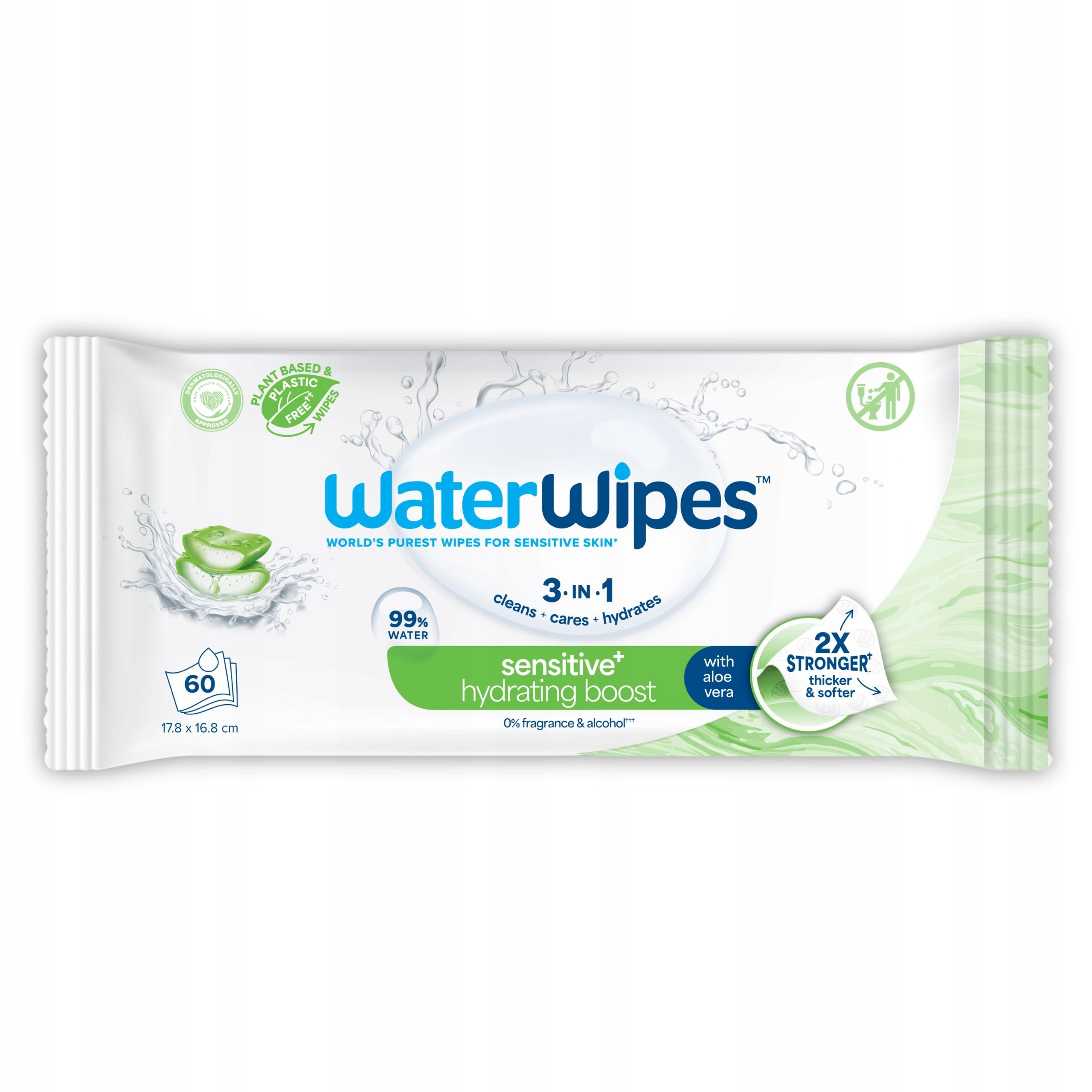 WaterWipes Monthly Set of Moisturized Scarves for Children Aloe 24x60 Number of packages 24