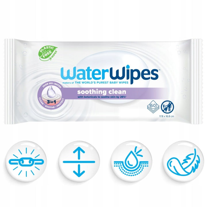 WaterWipes Wet Wipes with Lavender Extract 4x60 (240pcs) Medical device no