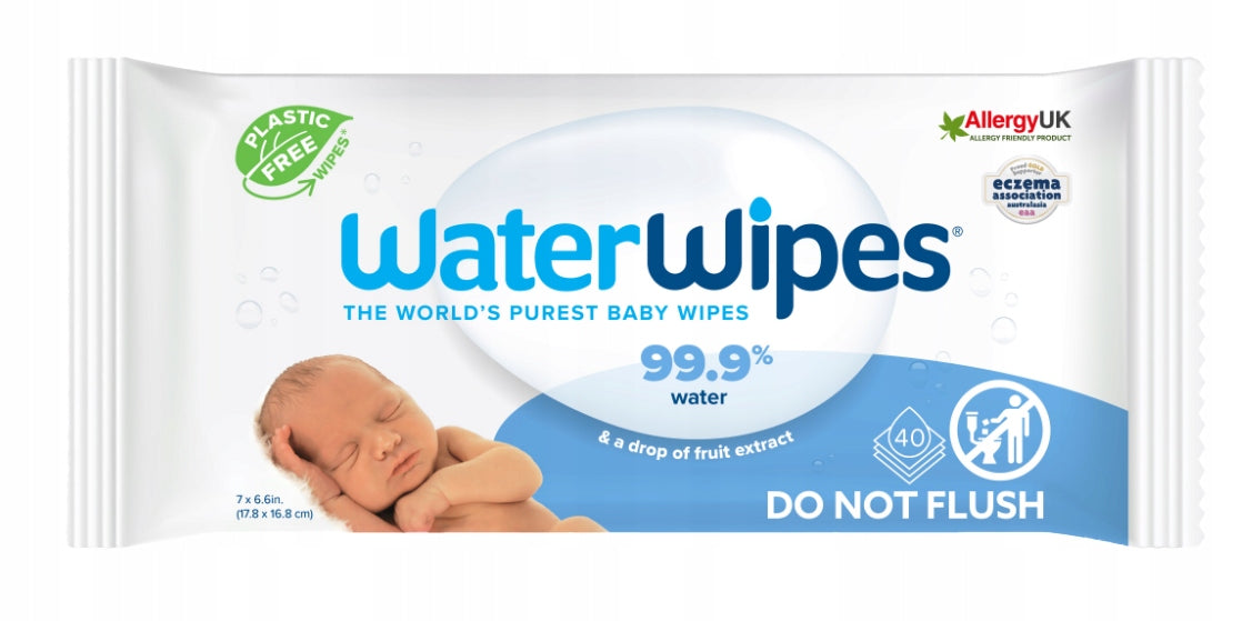 WaterWipes Wet wipes Newborn 4x40 99,9% WATER BIO FOR CHILDREN Packaging status original
