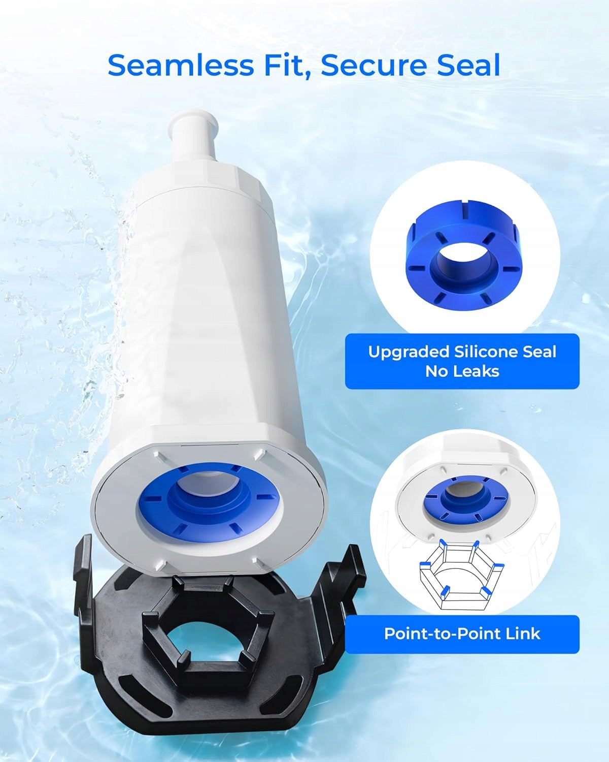 Waterdrop Coffee Water Filter Replacement for BES008 Filter - 6 Pieces Manufacturer code WD-C14-6-AL-OF