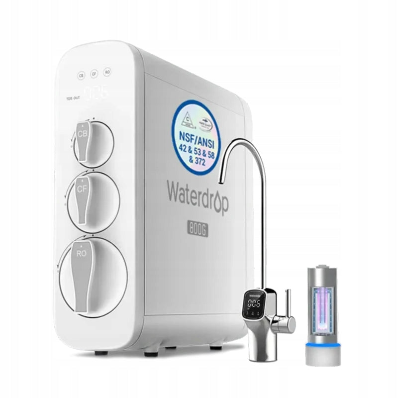 Waterdrop G3P800 Tankless Filter Reverse RO Osmosis and UV Sterilization