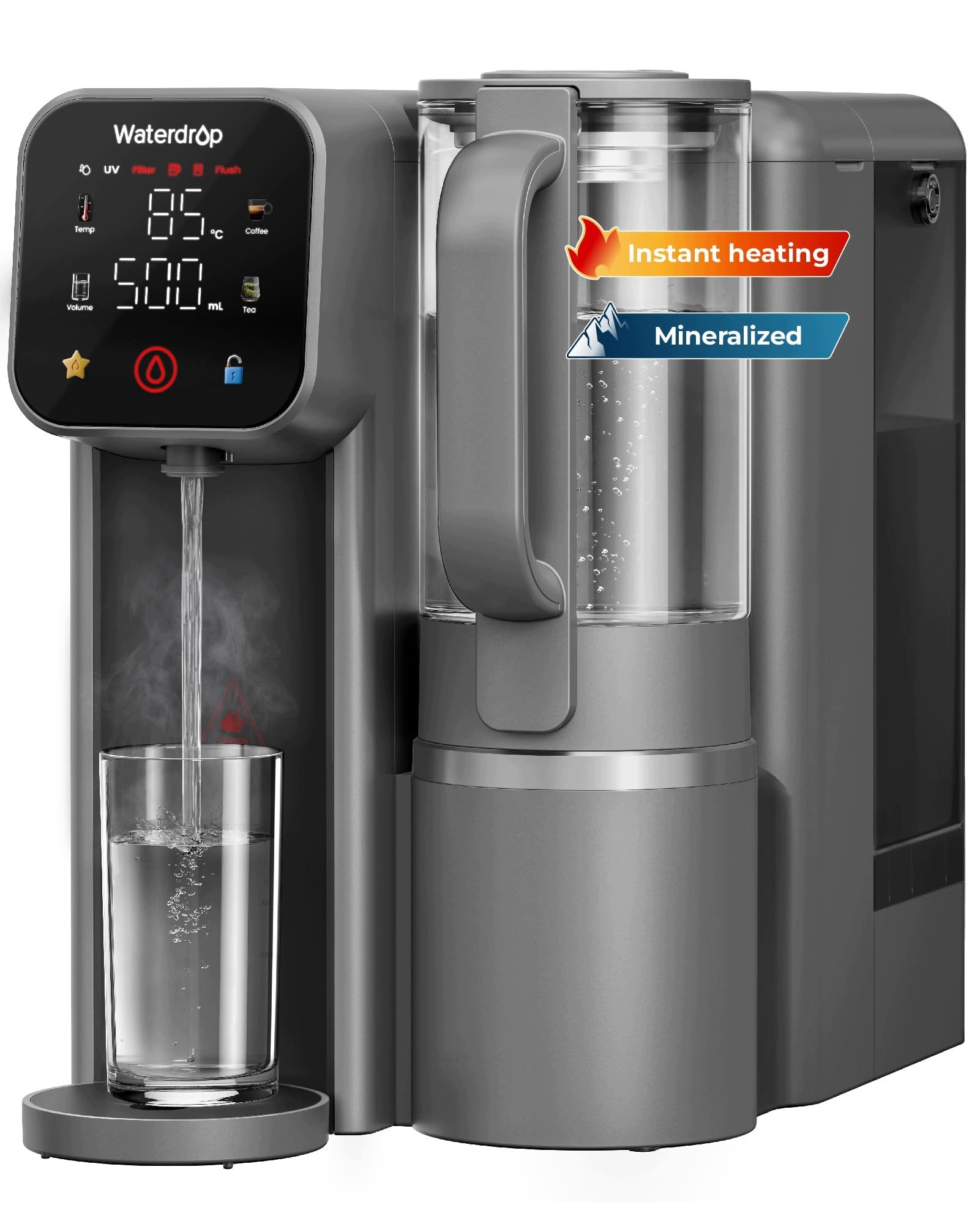 Waterdrop M6HG Instant Hot Water Reverse Osmosis System, 8-Stage