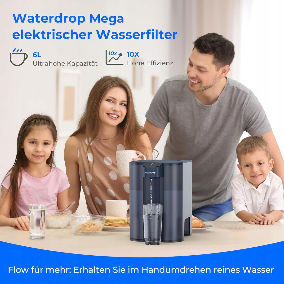 Waterdrop Mega Instant Electric Water Filter Jug with 4*3 Month Filter EAN (GTIN) 6922350659117