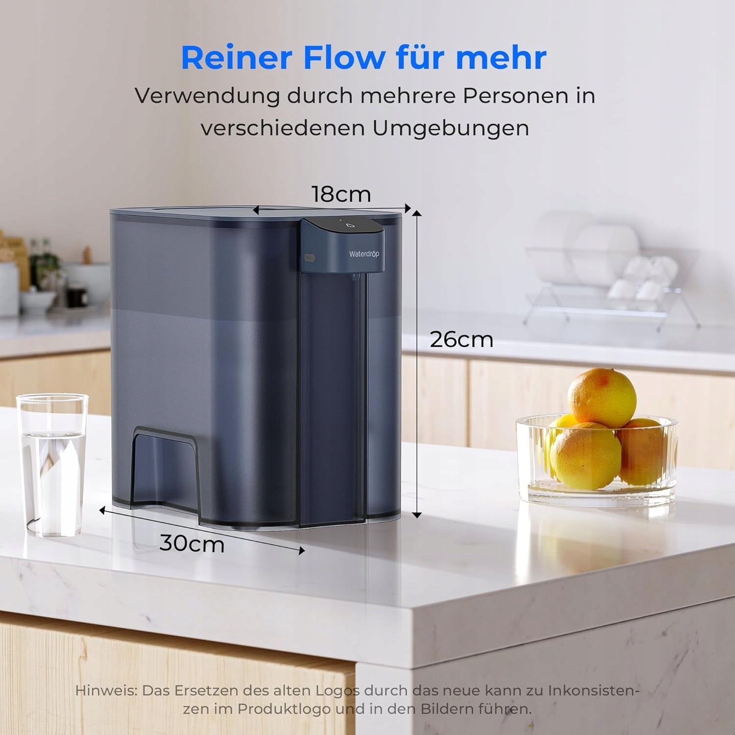 Waterdrop Mega Instant Electric Water Filter Jug with 4*3 Month Filter Manufacturer code WD-ED04B-4F-AL