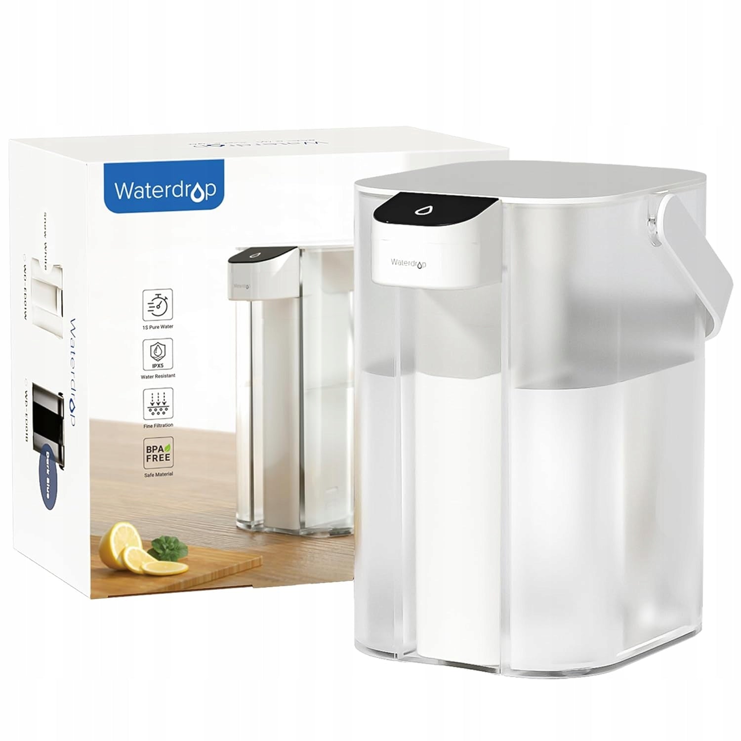 Waterdrop WD-ED01W Electric Water Filter Jug Filter 3.5L