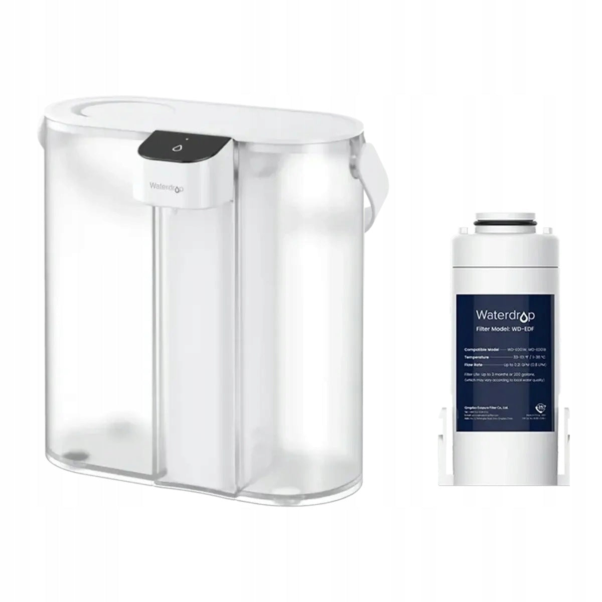 Waterdrop WD-ED02W filter jug 3,3l white