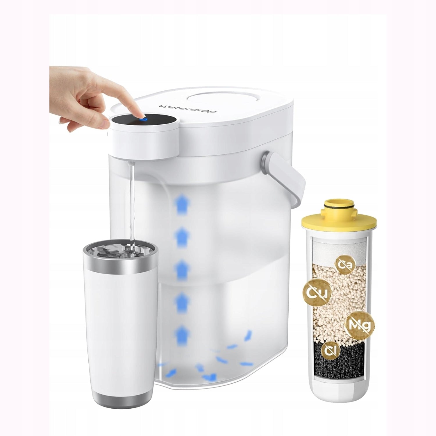 Waterdrop WD-ED11W filter jug with 5-stage filtration Packaging status original