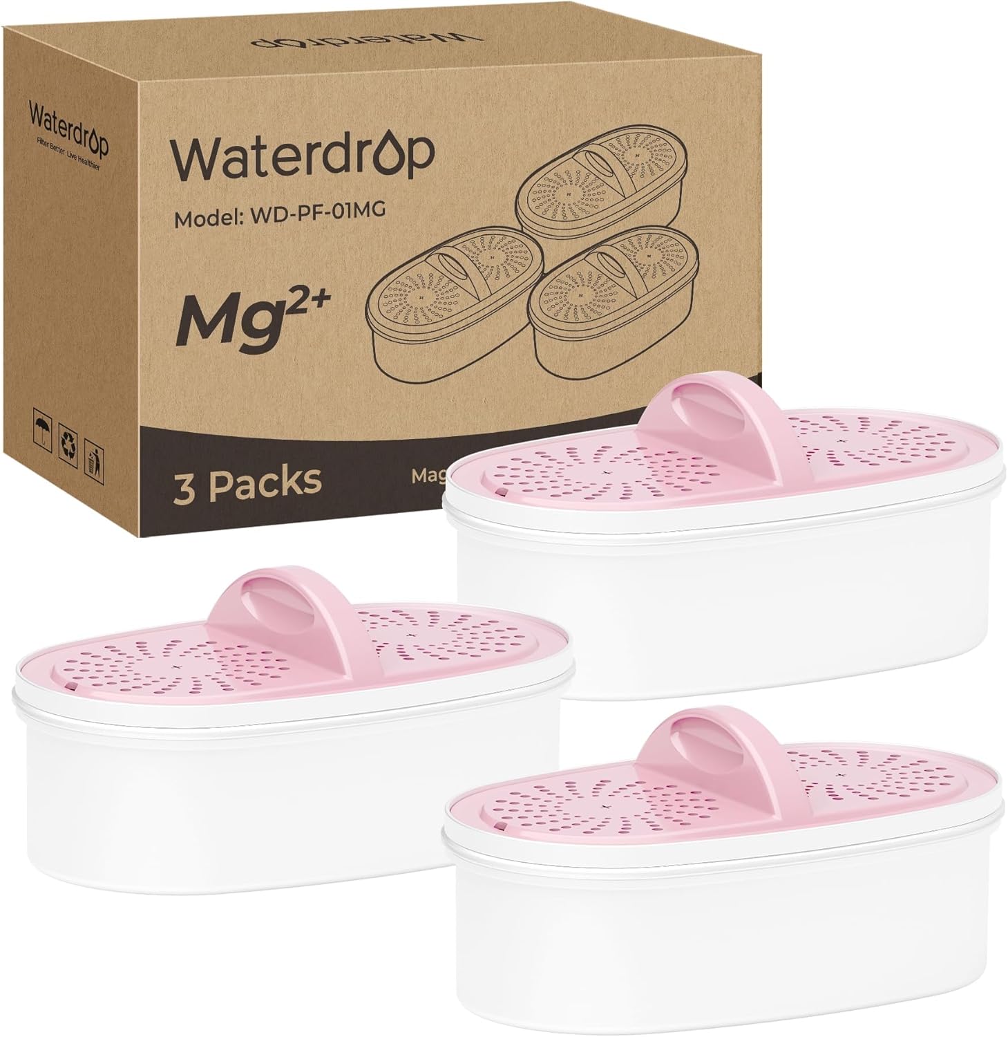 Waterdrop WD-PF-01 Magnesium Replacement for All WD Pitchers and Dispensers