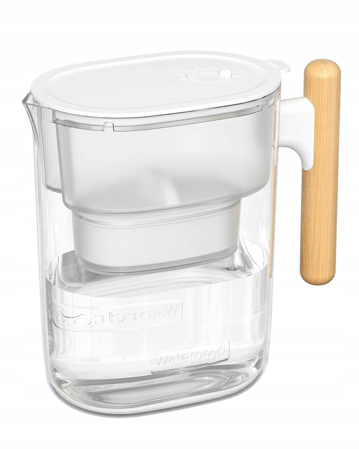 Waterdrop Water Filter Jug with 1 x 90 Day Filter Cartridge, 3.5L