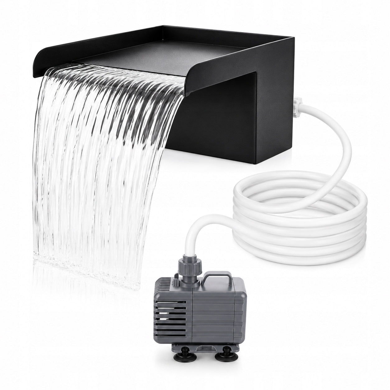 Waterfall for Eyelets Cascade Pump 1000 l/h Hose Set Stainless Steel Manufacturer Shenzen
