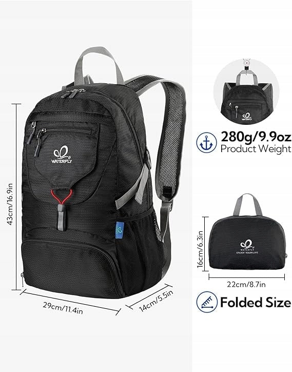 Waterfly sports backpack black 20 l Manufacturer code ONJ01