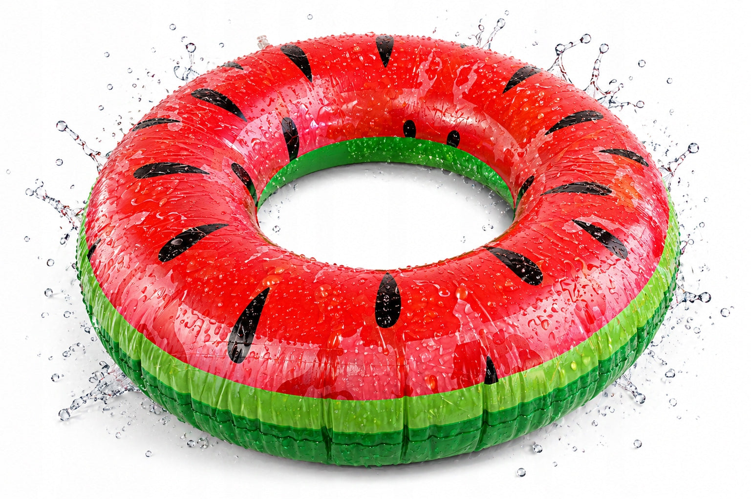 Watermelon 80 cm InFLATABLE SWIMMING WHEEL Pontoon for Swimming Pool Beach Packaging status original