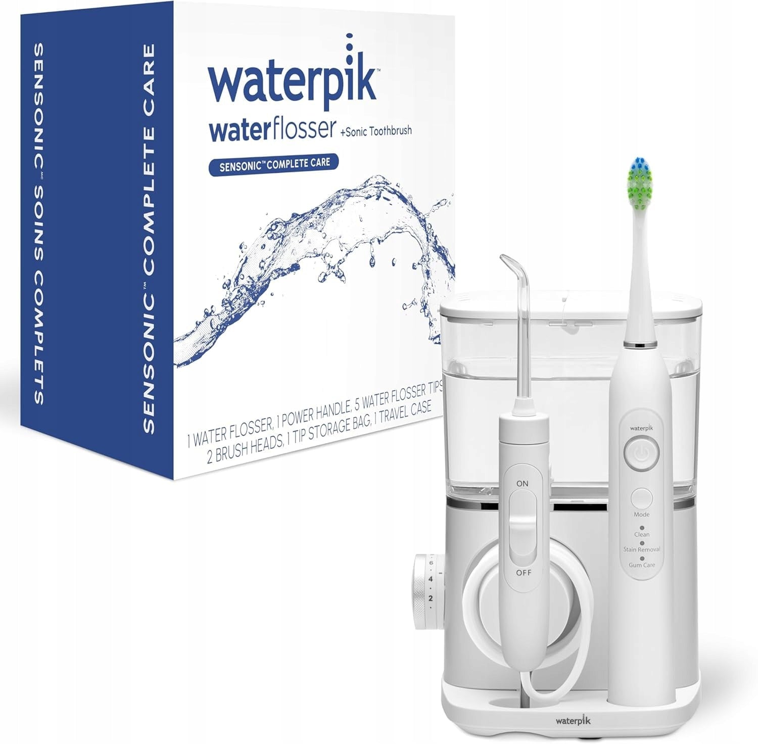 Waterpik Sensonic Complete Care CC-04EU irrigator with sonic toothbrush Manufacturer code 0073950332583