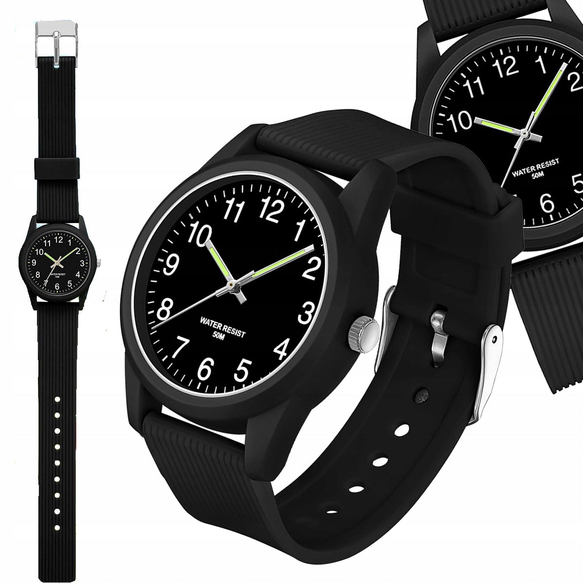 Waterproof Analog Watch for Kids 50M Waterproof Round Dial