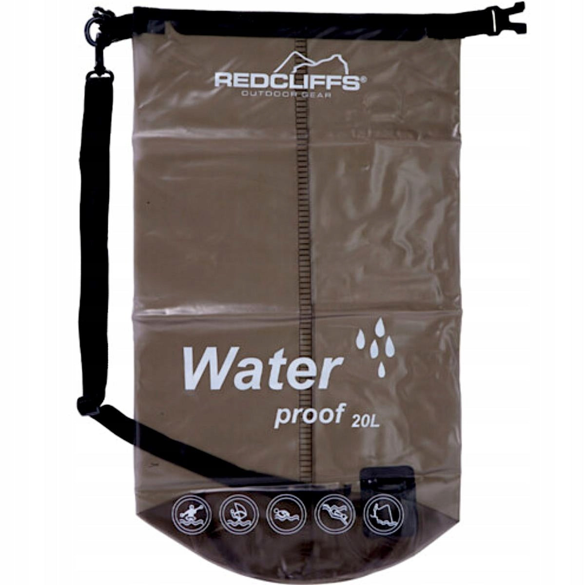 Waterproof BAG WATERPROOF BAG 20 l - black - RedCliffs