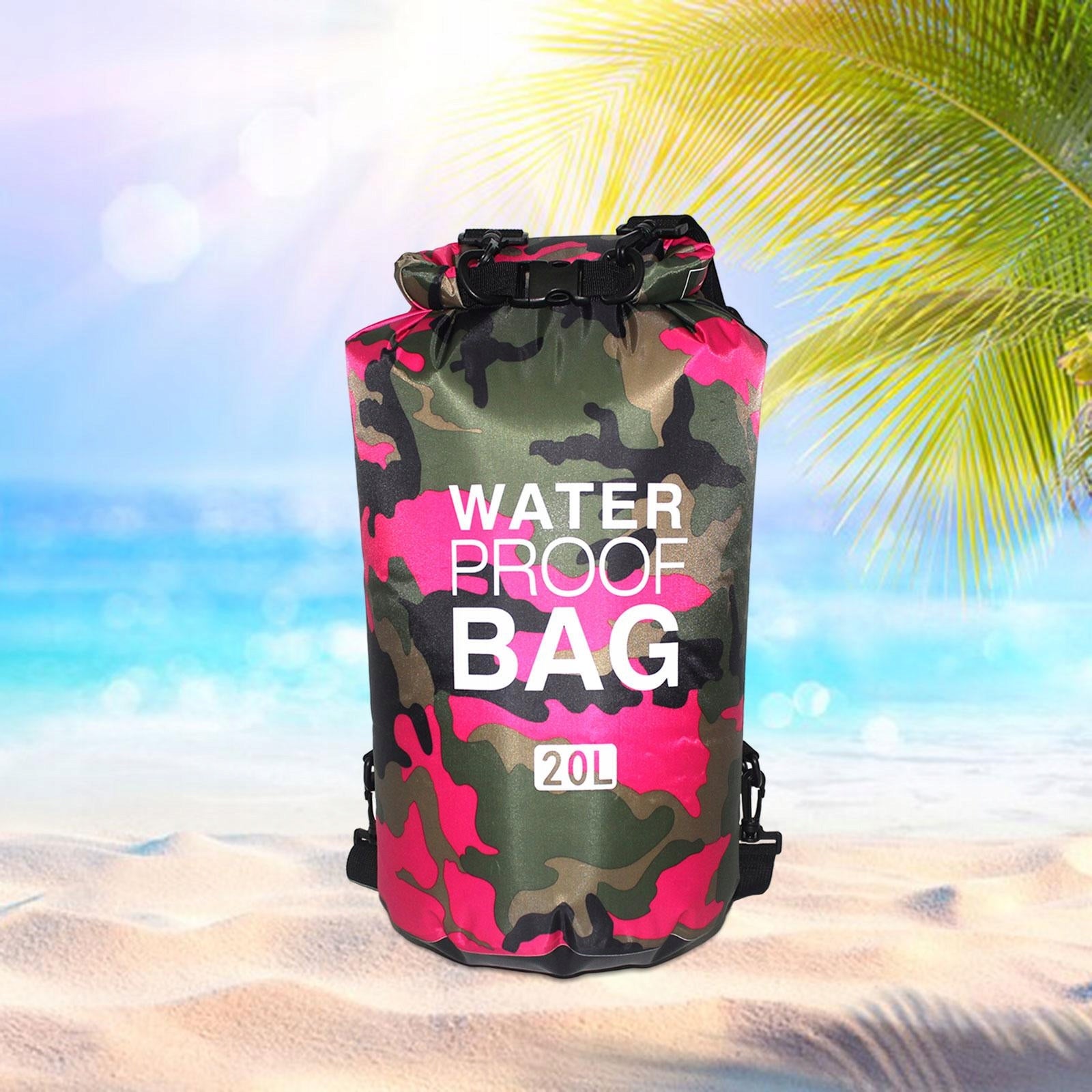 Waterproof Backpack, Dry Bag Shoulder Bag, Dry Floating Gear Sack Roll 20L Weight 100 kg
