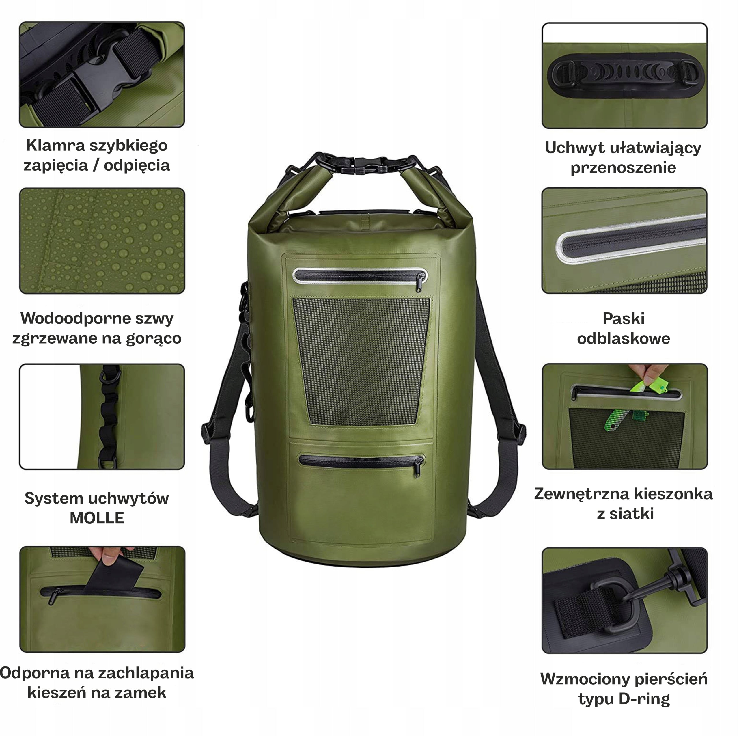 Waterproof Bag 10L Pocket Water Bag Backpack Waterproof Hydra Kayak Model 10L Pocket