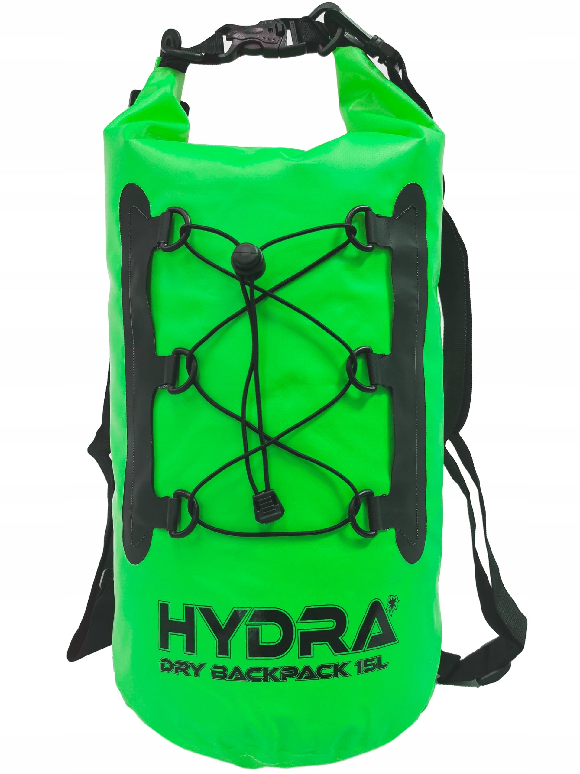 Waterproof Bag 15L SUP Backpack Strong PVC Kayak Color green