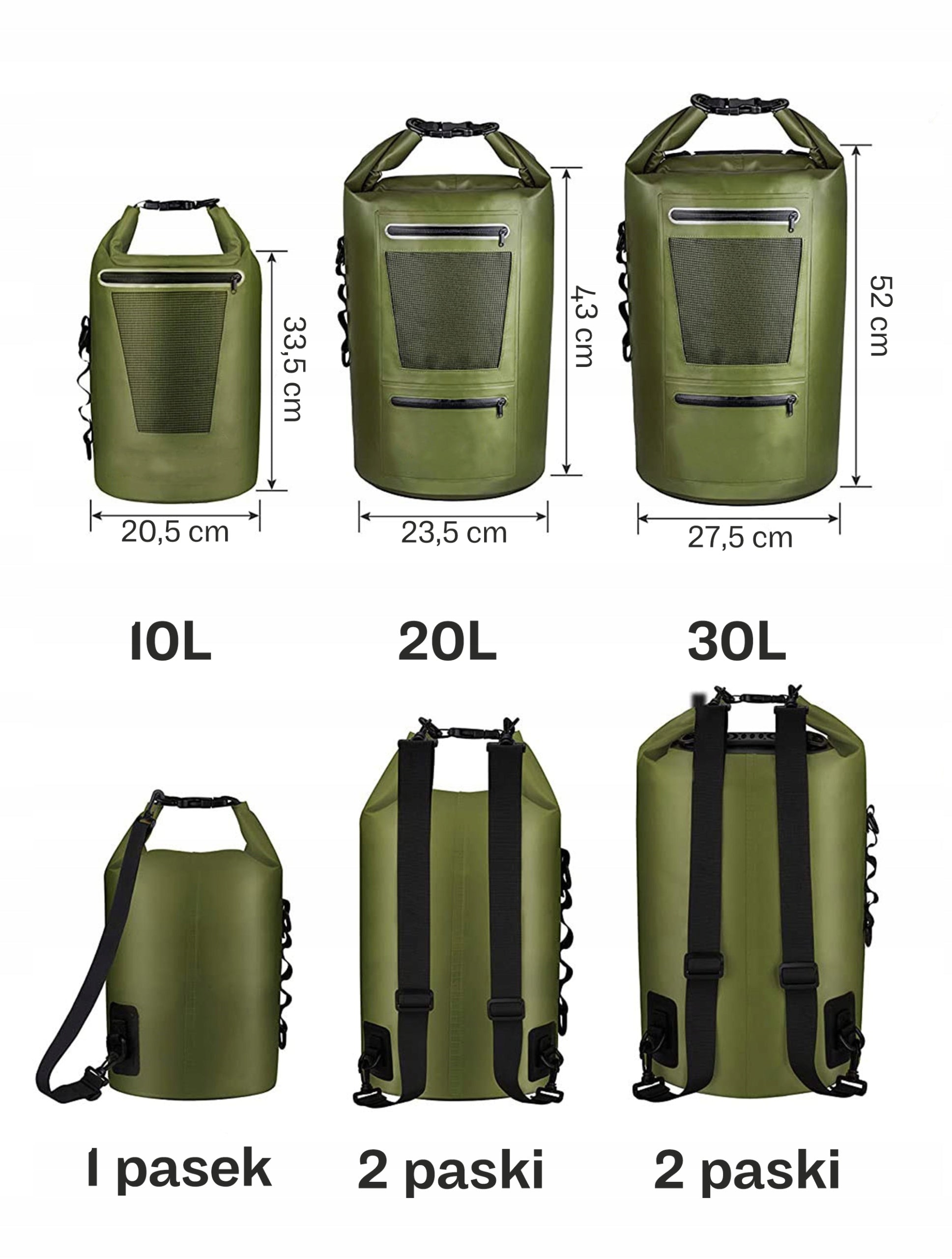 Waterproof Bag 30L Pocket Water Bag Backpack Waterproof Hydra Kayak For multipurpose