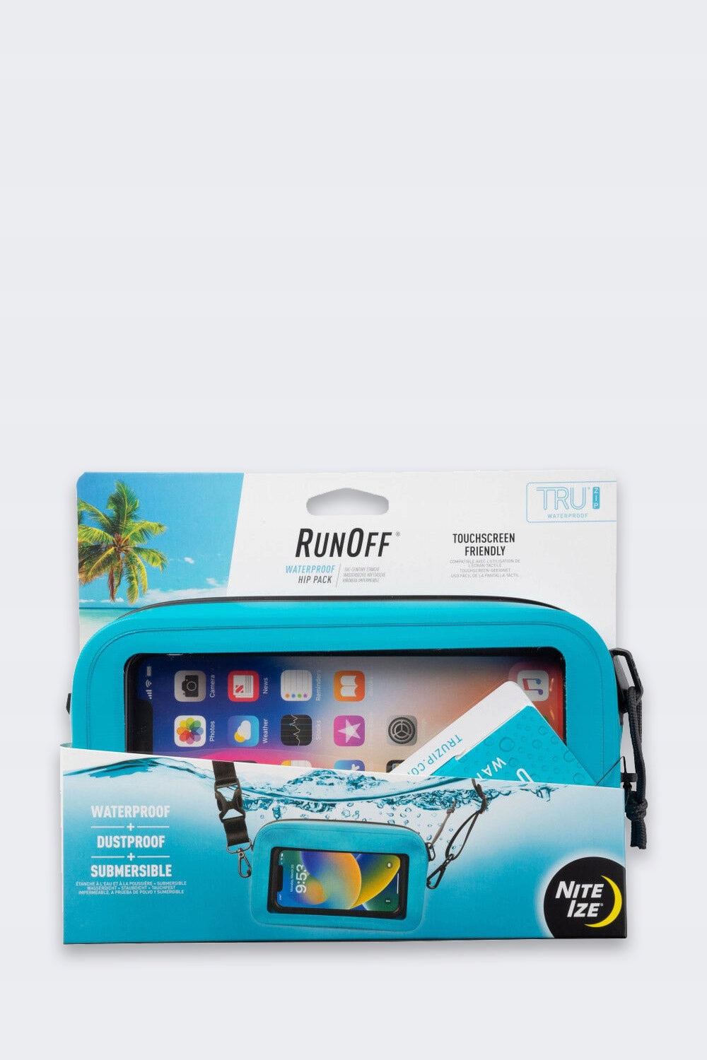Waterproof Bag Nite Ize RunOff Hip Pack Color blue
