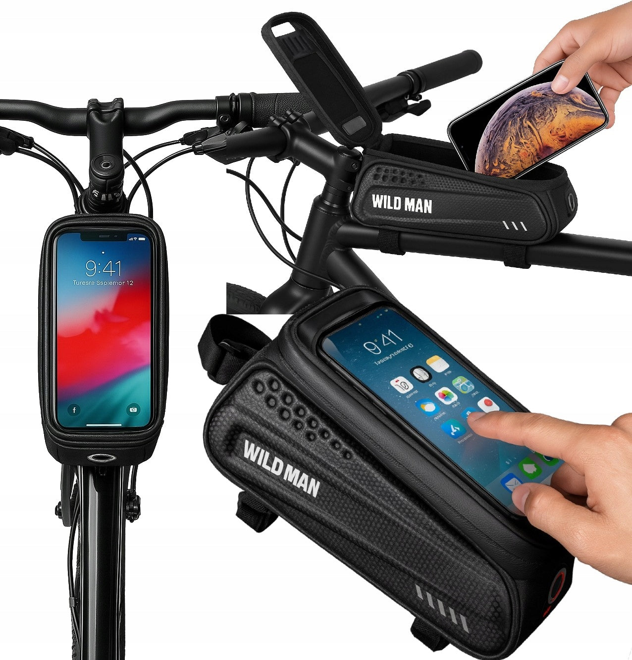 Waterproof Bicycle Phone Bag Frame Holder 5,8" (ZR400) Manufacturer code 18758