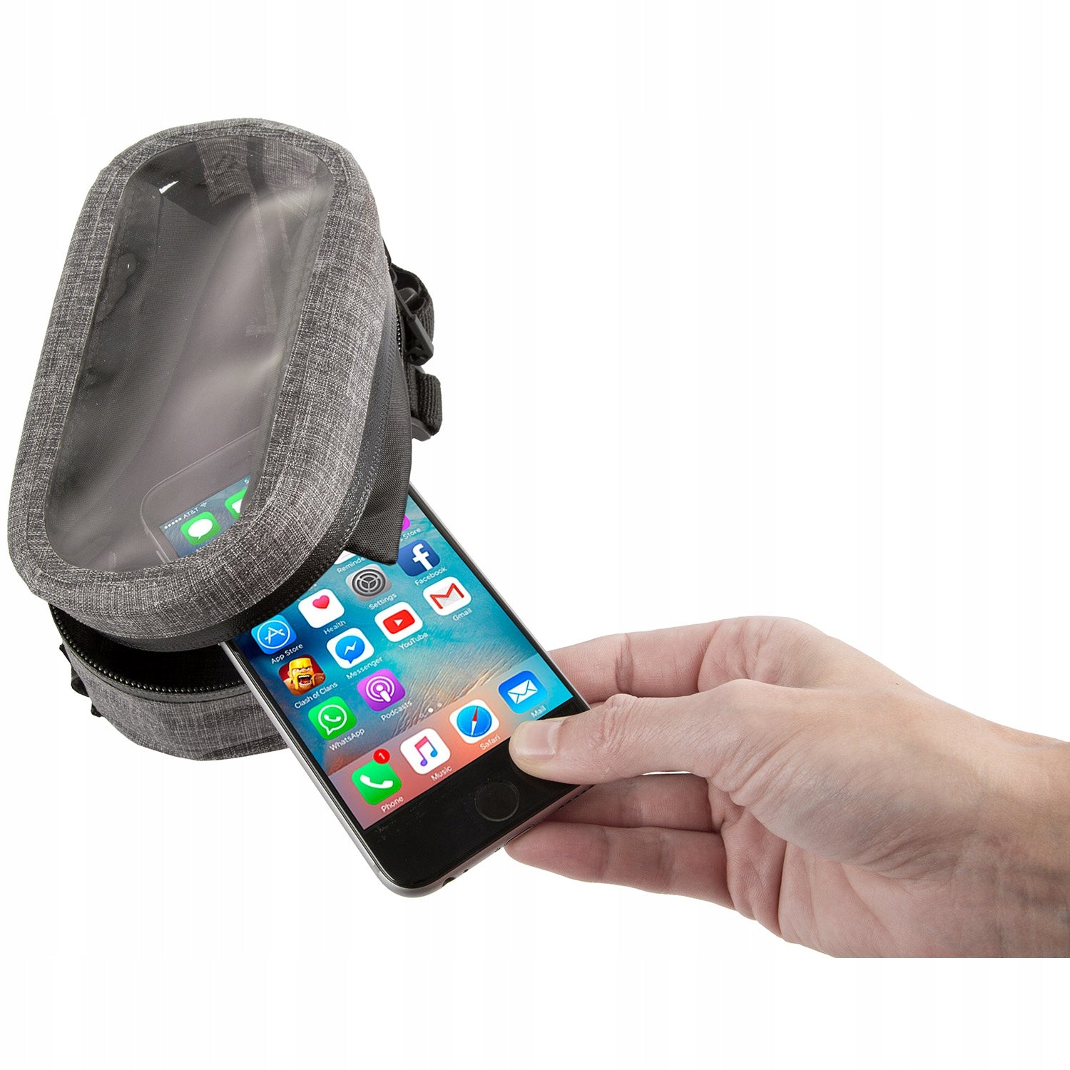 Waterproof Bicycle Phone Pouch Frame Bag M-WAVE Suburban EAN (GTIN) 887539026202