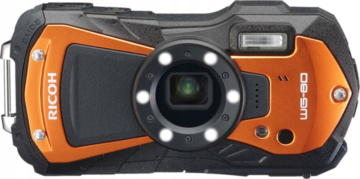 Waterproof Camera Ricoh WG-80 orange Brand Ricoh