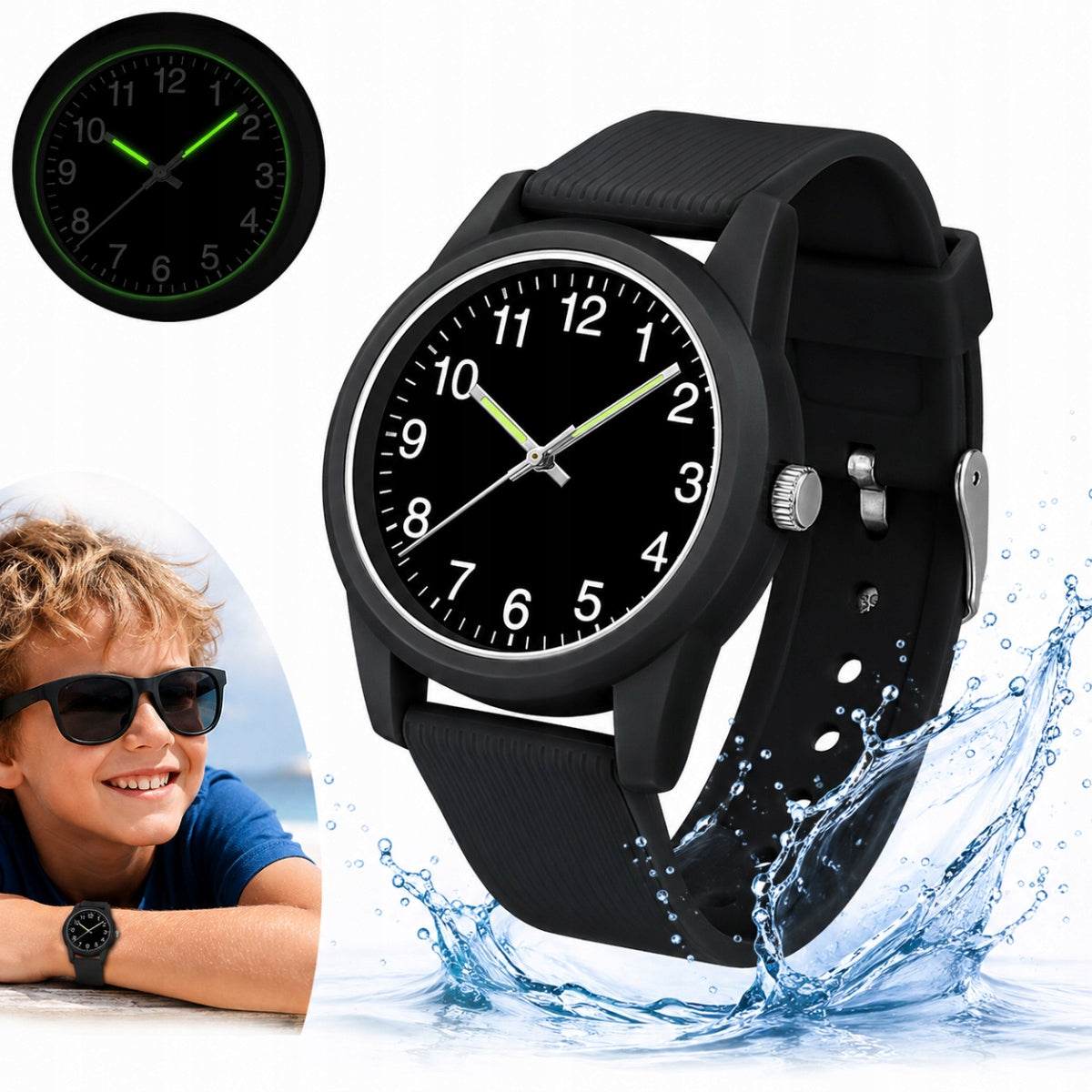 Waterproof Children's Watch Strap Glow in the dark