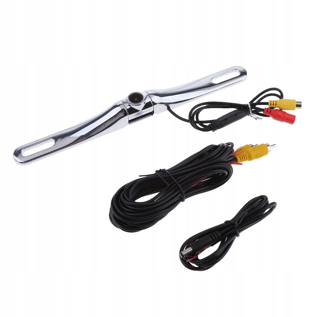 Waterproof Chrome License Backup Camera w/