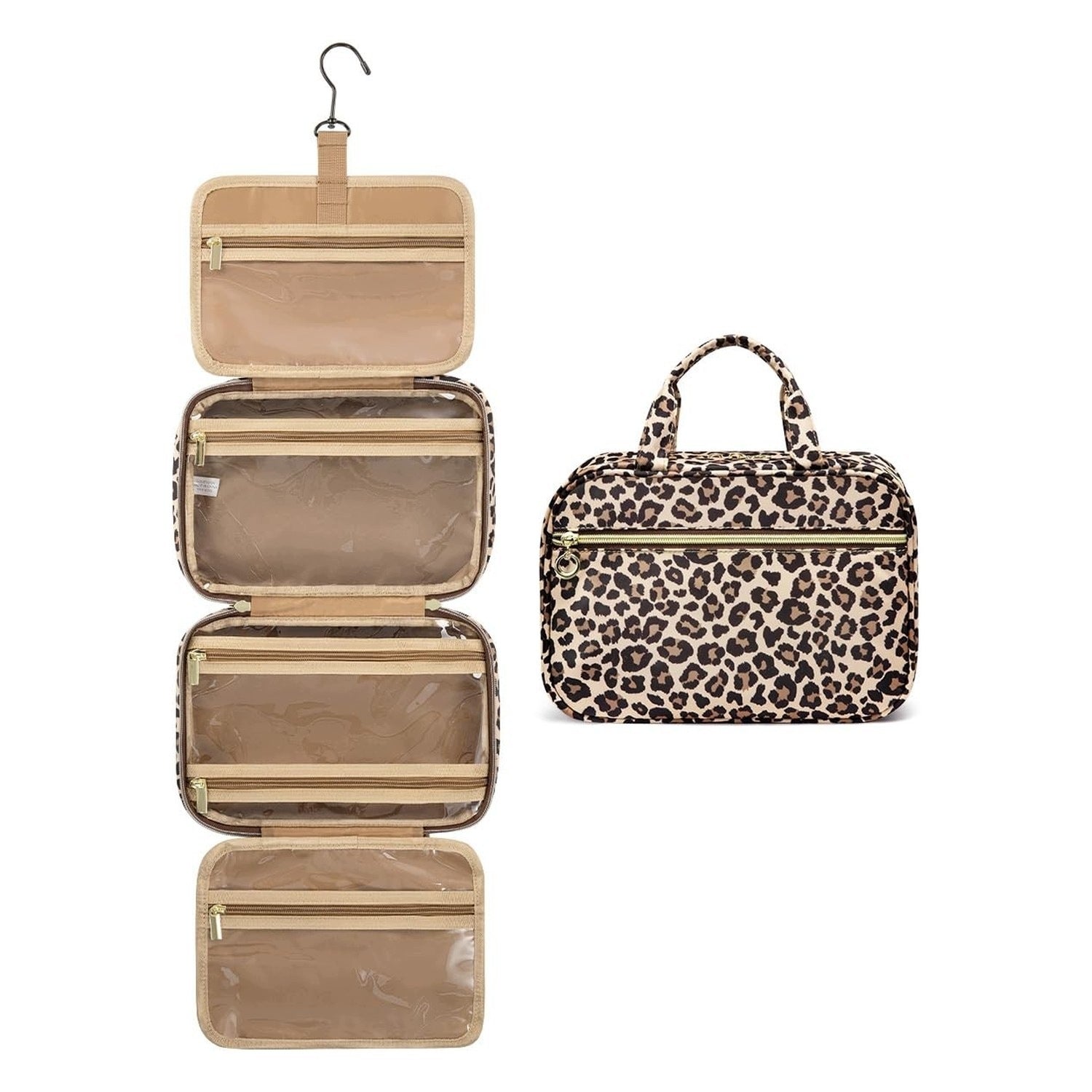 Waterproof Cosmetic Bag for Women - With 360° Hook