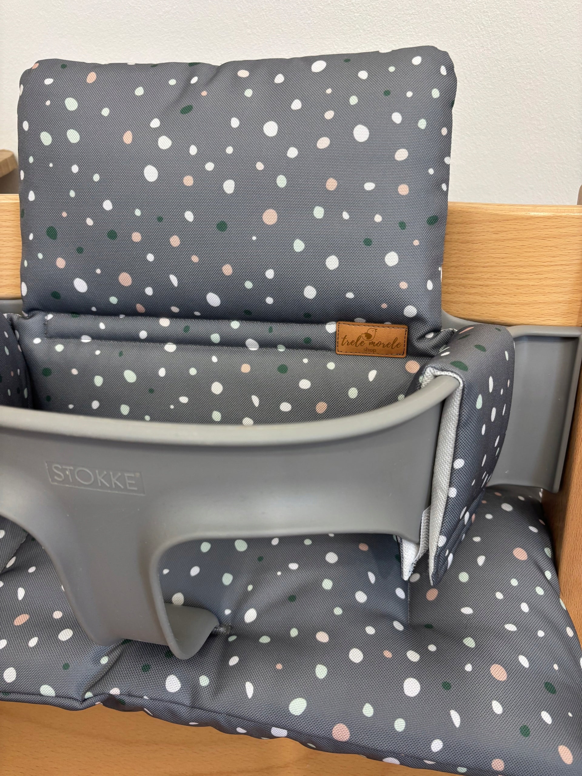 Waterproof Cushions for Stokke Tripp Trapp 2in1 Dots Graphite