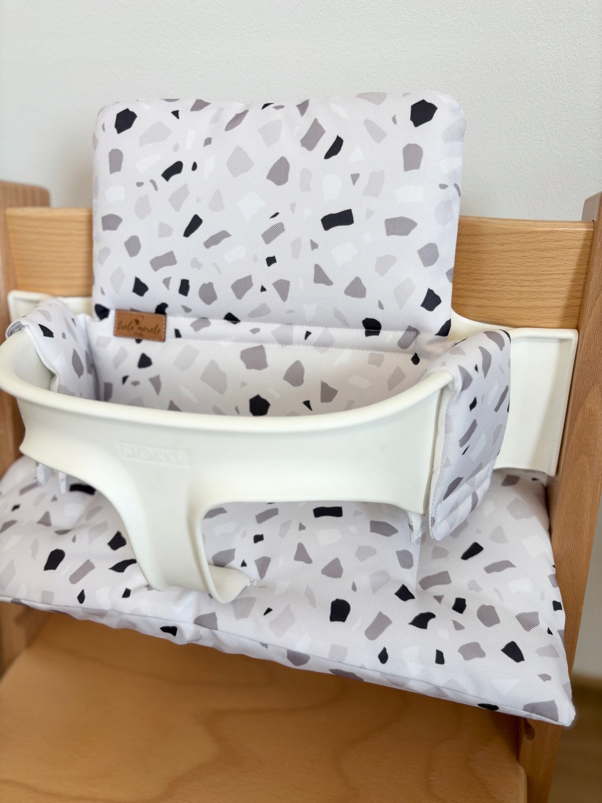 Waterproof Cushions for Stokke Tripp Trapp 2in1 Grey Terrazzo Brand no brand