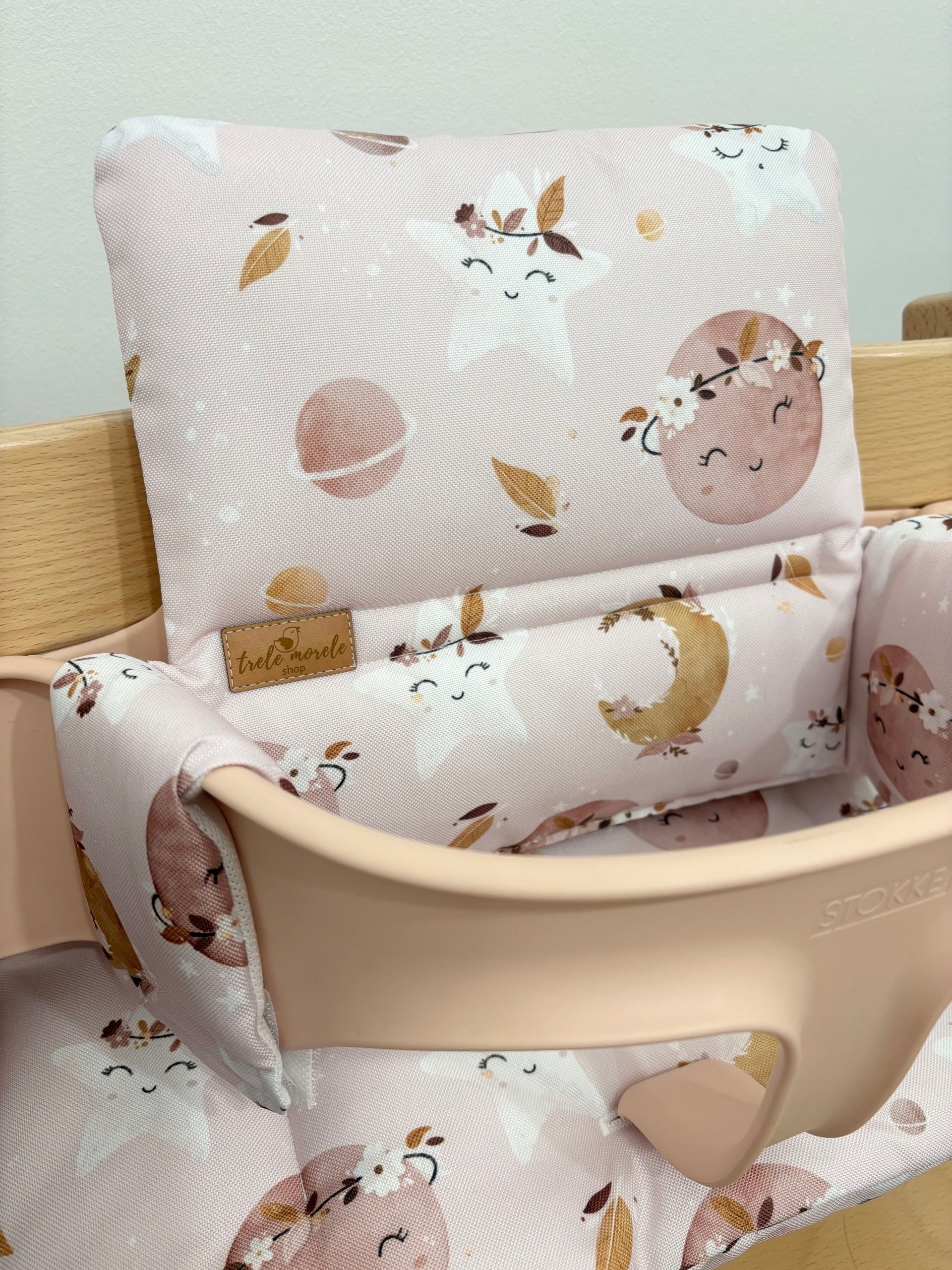 Waterproof Cushions for Stokke Tripp Trapp 2in1 Moons Roses Brand no brand